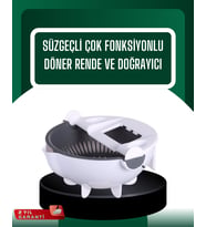 Çok Amaçlı Hazneli Sebze Rende Doğrayıcı ve Soyucu