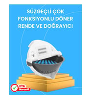 Mey İthalat® Çok Fonksiyonlu Dilimleyici ve Süzgeçli Mutfak Aparatı