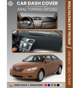 TOYOTA CAMRY (2006-2012) Torpido Örtüsü Ön Göğüs Halı Torpido Koruma Tam Uyum Çatlamayı Önler Kaymaz