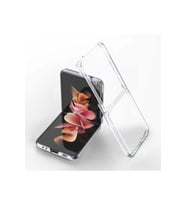 Samsung Z Flip 5 ile Uyumlu 2 Parçalı Şeffaf Kılıf