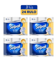 Selpak Extra 3 Katlı Kagıt Havlu 6 lı x 4 Adet 24 Rulo