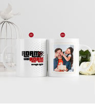 BK Gift Kişiye Özel Babalar Günü Hediyesi Fotoğraflı Kupa Bardak-2 (Beyaz)