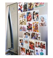 Buzdolabı Fotoğraflı Magnet, Foto Baskılı Magnet Seti, 8 Adet, Düğün, Çocuk, Bebek, Anne, Doğum günü Resimli Baskı Magnetli