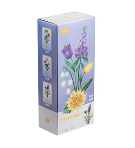 Lz1672 Loz Eternal Flowers Serisi- ''Çiçekli Sabah, Ay Işıklı Akşam'' 534 Parça Yapım Seti