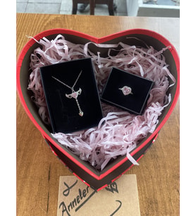 Pandora Pink Set - Özel Kalpli Kutu ile Birlikte