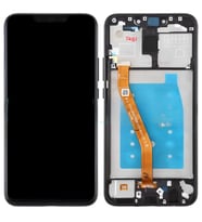 Tkgz Mate 20 Lite Uyumlu Lcd Ekran Dokunmatik Servis ÇITALI SİYAH