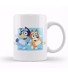 Bluey And Bingo Kupa Bardak Porselen