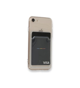 iPhone 7 Kılıf Kart Bölmeli Şeffaf Silikon Kartlıklıa