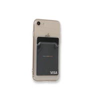 iPhone 7 Kılıf Kart Bölmeli Şeffaf Silikon Kartlıklıa