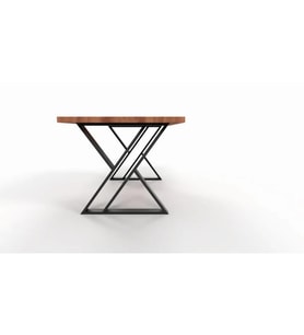 Mavitrend Dekoratif Metal Masa Ayağı Kütük Masa Ayağı Mobilya Ayakları Yükseklik 70 Cm Genişlik 60 Cm