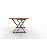 Mavitrend Dekoratif Metal Masa Ayağı Kütük Masa Ayağı Mobilya Ayakları Yükseklik 70 Cm Genişlik 60 Cm