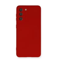Samsung Galaxy S21 Kılıf Nano İçi Kadife Silikon - Kırmızı