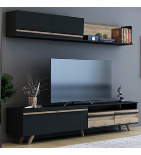 TV Ünitesi Merit Antrasit Çırağan 180 cm