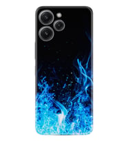 Xiaomi Redmi 12 128 GB 4 GB Ram Kılıf Silikon Desen Özel Seri Blue Fire 1678