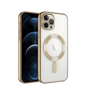 iPhone 13 Pro Kılıf Kross Magneticsafe Kapak - Gold