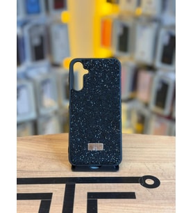 Samsung A15 Uyumlu Taş Desenli Silikon Yumuşak Kılıf (Siyah)