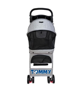 Tommy Evcil Hayvan Arabası Gri 80.5*45.5*101 Max 15kg