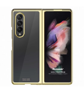 Microsonic Samsung Galaxy Z Fold 4 Kılıf Shell Platinum Gold