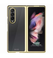Microsonic Samsung Galaxy Z Fold 4 Kılıf Shell Platinum Gold
