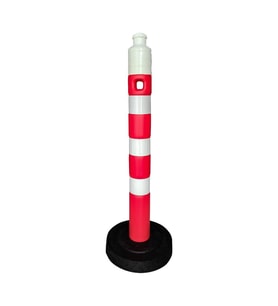 KAUÇUK TABANLI DİKME 120 MM (Kırmızı)