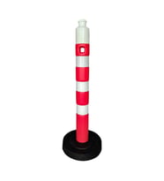 KAUÇUK TABANLI DİKME 120 MM (Kırmızı)