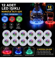 Rgb Led Altı Işık 12 li Set