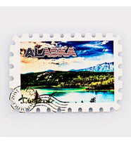 ABD Alaska Pul Magnet (Karışık)