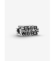 Star Wars Silver 3D Logo Charm