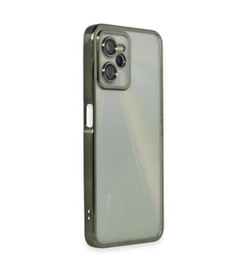Realme C35 Kılıf  Lensli  - Yeşil