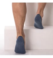 Penye Unisex 4'lü Babet Invisible Yıkamalı Kumaş Kaydırmaz Silikon Band