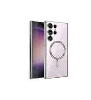 Samsung Galaxy S24 Ultra Kılıf Kross Magneticsafe Kapak - Gümüş
