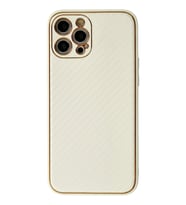 Pilelistore   iPhone 12 Pro Kılıf Coco Karbon Silikon - Beyaz