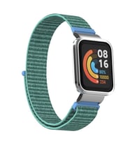 Xiaomi Redmi Watch (Mi Watch Lite) Uyumlu Kordon Hasır Örgü Cırt Cırtlı Zore KRD-61 Kayış