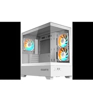 GIGABYTE GB-C201PI PANORAMIK GAMING MID-TOWER PC KASASI BEYAZ 360MM SIVI SOĞUTUCU DESTEĞİ