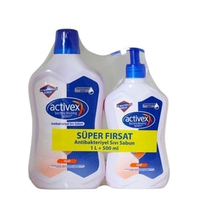 Activex Sıvı Sabun Aktif 1000 - 500 ml