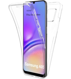 Samsung Galaxy A05 Kılıf 360 Şeffaf Ön Arka Korumalı Şeffaf Silikon