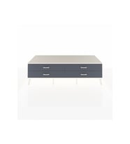 Kronos TV Ünitesi 4 Çekmeceli  176x59x51 Çam-Aytaşı/Antrasit