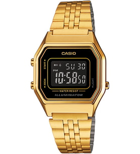 Casio LA680WGA-1BDF Kadın Kol Saati (Sarı)