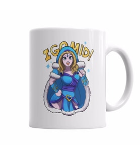 DOTA 2   World Of Warcraft Crystal Maiden Kupa Bardak Porselen