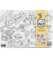 Funny Mat - Uzay Ve Dinozorlar 25 X 35 Cm