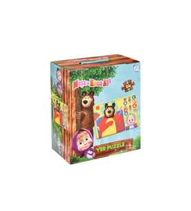 50x70 cm Lisanslı Maşa Ile Koca Ayı Yer Puzzle  8462 (Karışık)