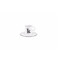 Porland Harf (K) Tabaklı Kahve Fincanı 85 Cc 04A+P021901 (Beyaz)