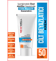New Well Besleyici SPF Korumalı Cilt Beyazlatıcı Krem 50ML