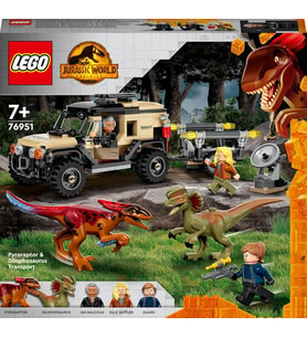 LEGO 76951 Jurassic World Pyroraptor ve Dilophosaurus Nakliyesi