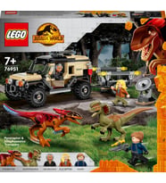 LEGO 76951 Jurassic World Pyroraptor ve Dilophosaurus Nakliyesi