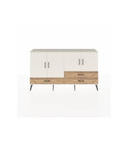 Arges Konsol 5 Raflı 3 Çekmeceli 4 Kapaklı 176x30x99 Aytaşı-Aytaşı/Çam