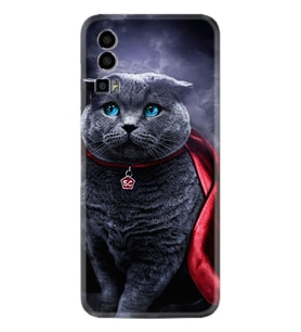 General Mobile GM 23 Kılıf Silikon Desen Özel Seri Super Cat 1666