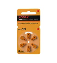 PR 48 13 İşitme Cihaz Pili 6'lı 1 Paket Kodak PR48 Kulak Cihazı Pili 6'lı 1 Paket (Beyaz)