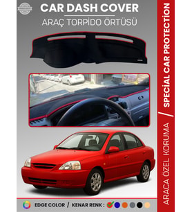 KİA RİO (2000-2005) Torpido Örtüsü Ön Panel Torpido Koruma Tam Uyum Araca Özel Kaymaz Kolay Montaj