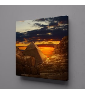 PİRAMİTLER KANVAS TABLO 40x40cm (Karışık)
